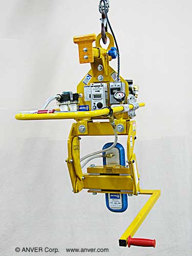 ANVER Electric Powered Generator with EZTilt Adapter, and Single Pad Attachment for Lifting and Tilting Metal Enclosures up to 250 lb (114 kg)